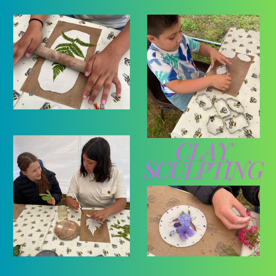 click to see larger image growing together childrens sessions - lots of fun despite the rain