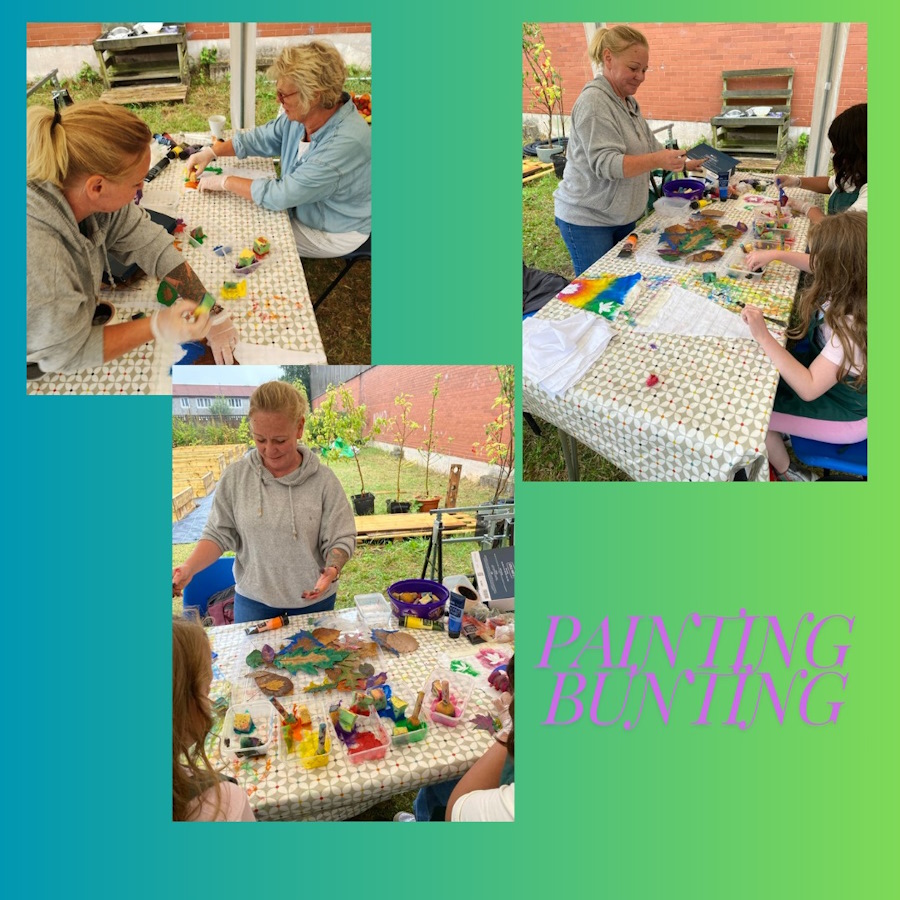 click to see larger image growing together childrens sessions - lots of fun despite the rain